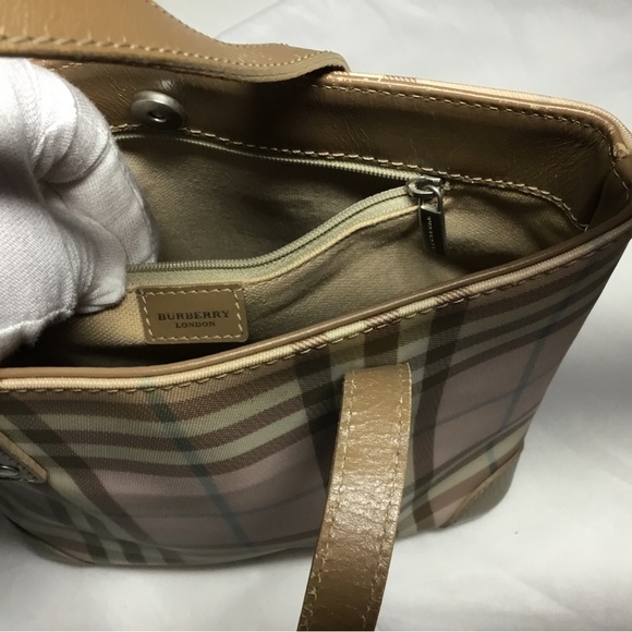 Authentic BURBERRY Mini Tote Biege - Picture 12 of 14